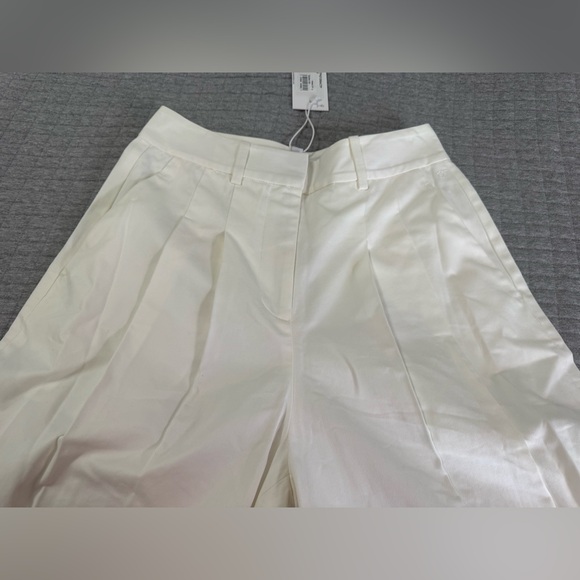 Derek Lam 10 Crosby Ivory High Waist Wide Leg Pant - Picture 4 of 13